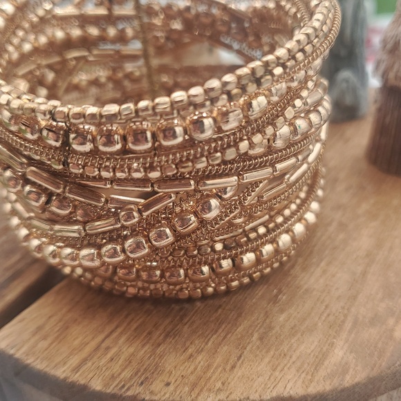 Amazon.com: ÌF ME Gold Bangle Bracelets for Women, Indian  Showstopper India Bangle Bracelet Cuff Overflow‎